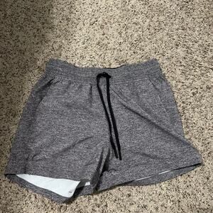Grey lululemon athletic shorts